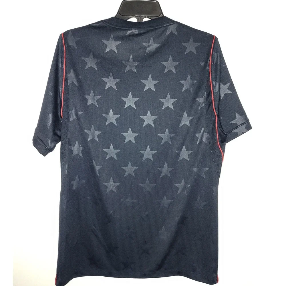 Nike USWNT USA Soccer Jersey Mens M Navy Blue Star Print Dri-FIT LF383956SC